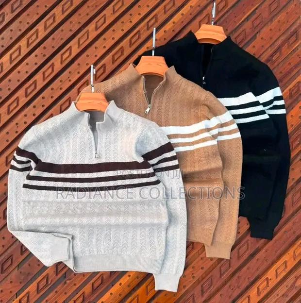 Quarter Zipper Sweaters - main view