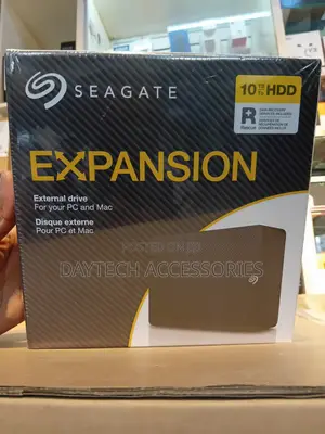 Seagate Expansion Desktop Hard Drive 10TB - Black
