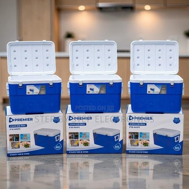 Removable Lid 60L Litres Portable Cooler Box Ice Box Chillers