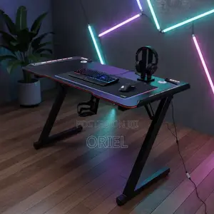 Deskooze Gaming Desk – Modern Ergonomic Computer Gaming Workstation