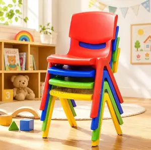 Kids Furniture; Stackable Plastic Kids Chair