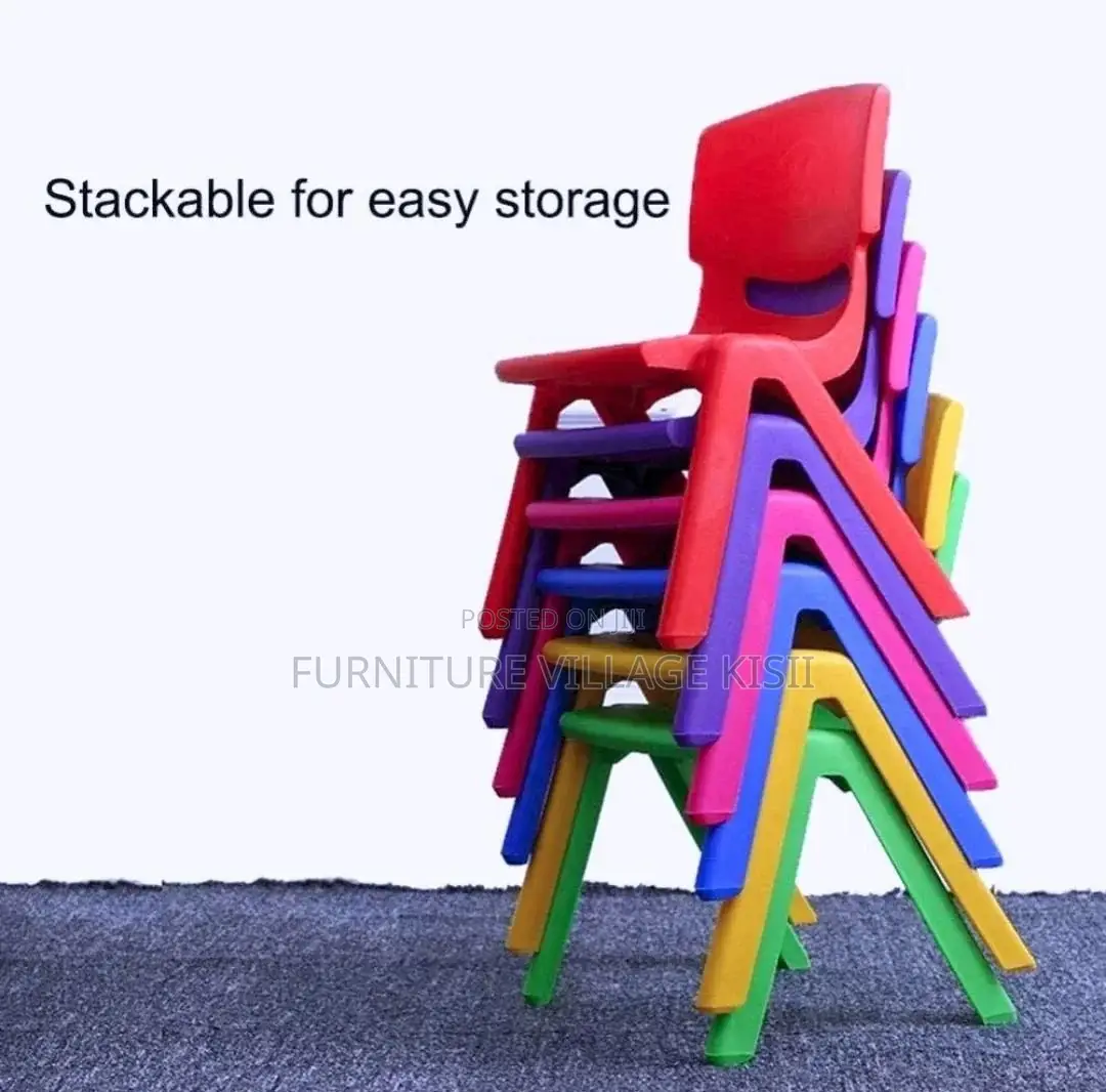 Kids Furniture; Stackable Plastic Kids Chair