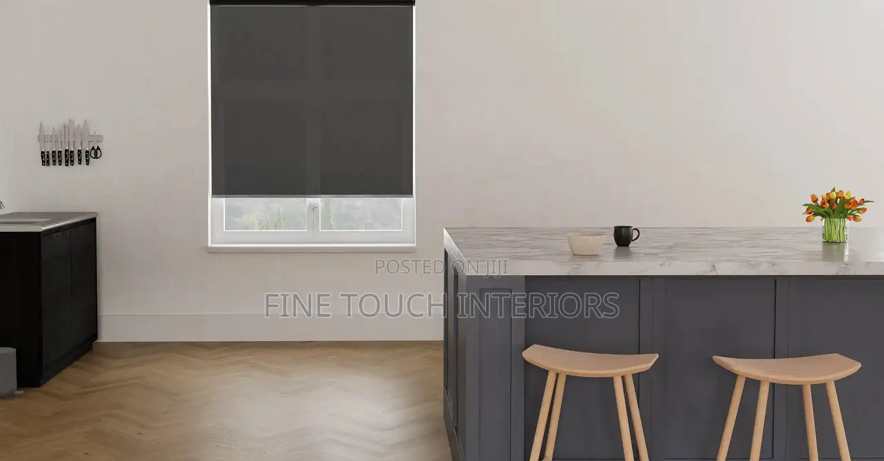 Sunscreen Roller Blinds for Kitchen Windows
