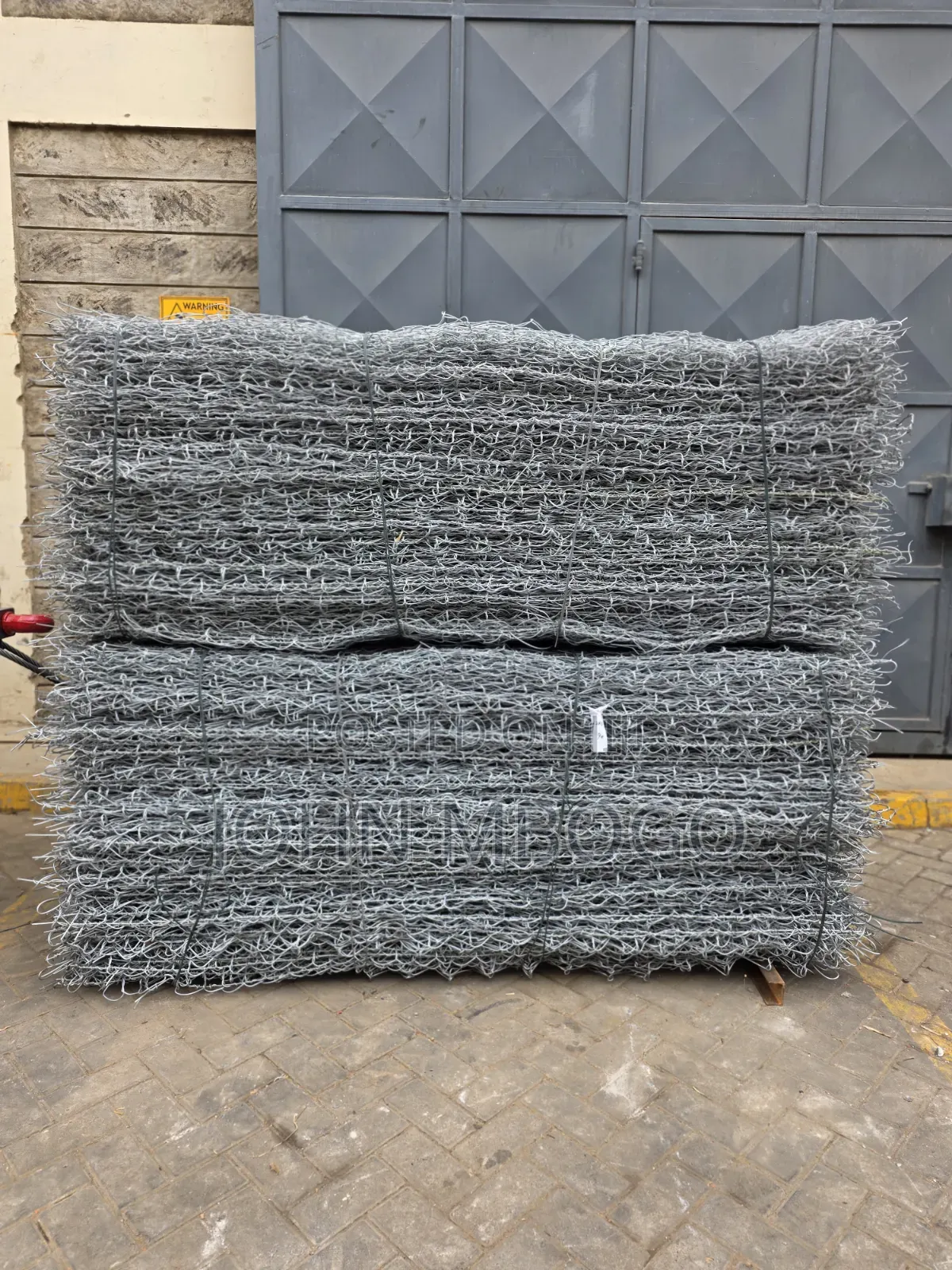 Galvanised Gabion Box 2mx1mx1m ,3.2mm