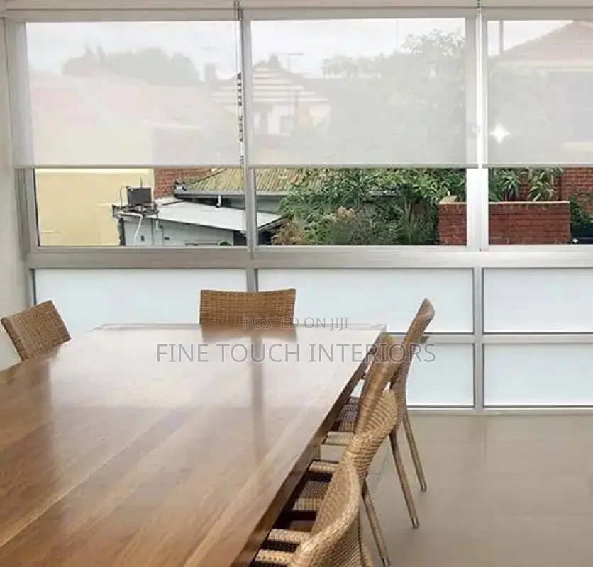 Sunscreen Roller Blinds for Indoor Decor