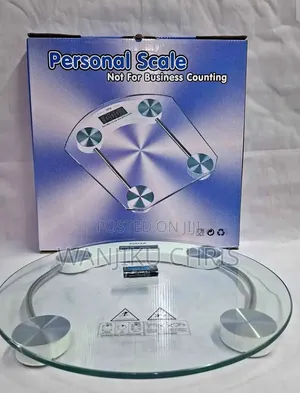 Digital Personal Bathroom Scale/Round Shape 180kgs Personal Scale