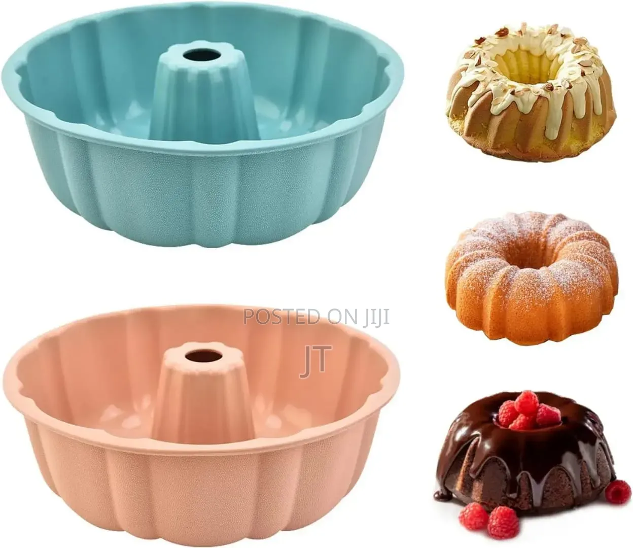 3D Donut Shape Silicon Baking Cake Tin