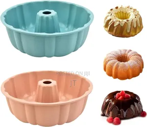 3D Donut Shape Silicon Baking Cake Tin