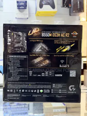 Gigabyte B550m Ds3h AC R2 Amd Am4 Microatx Motherboard