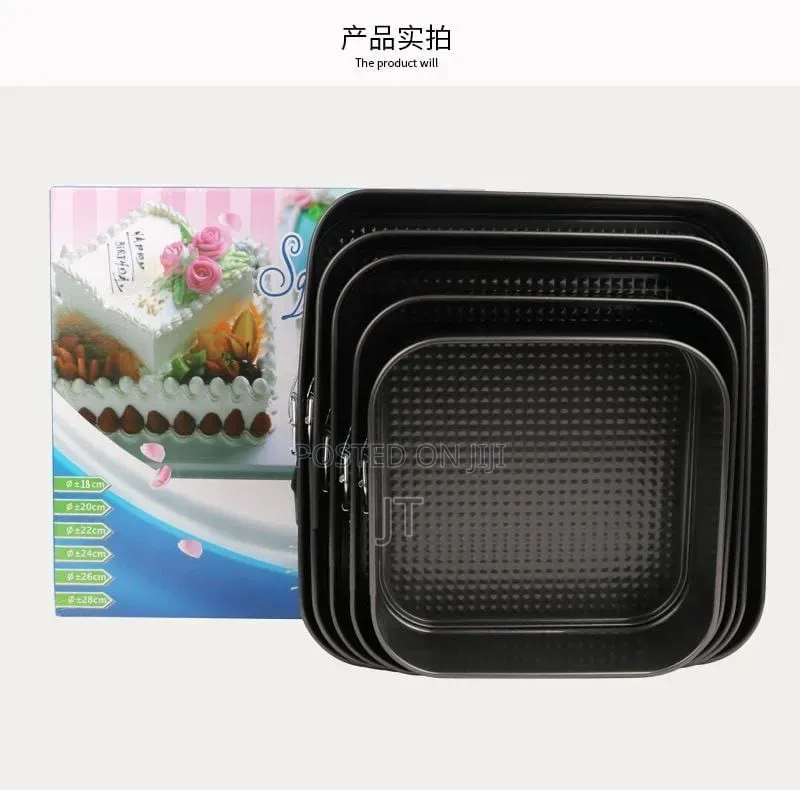 Square Baking Tins Set 6pcs/Set