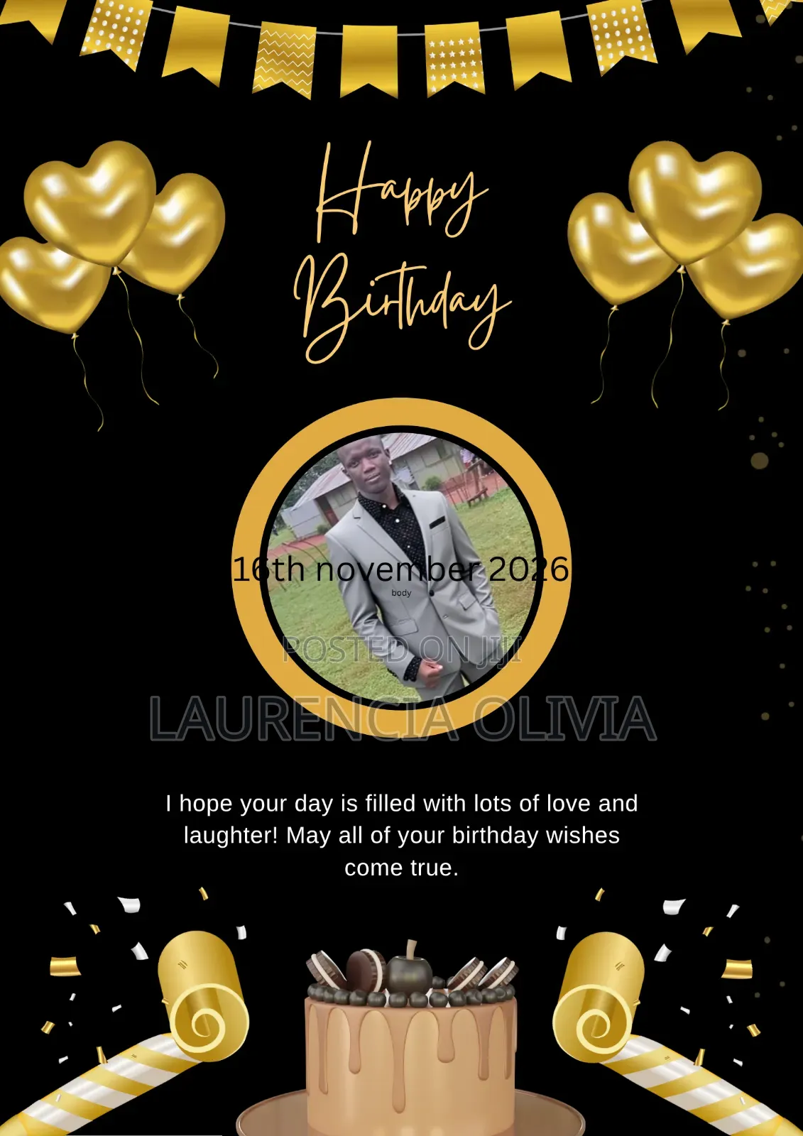 Professional Poster Design-Birthday,wedding,church and Business