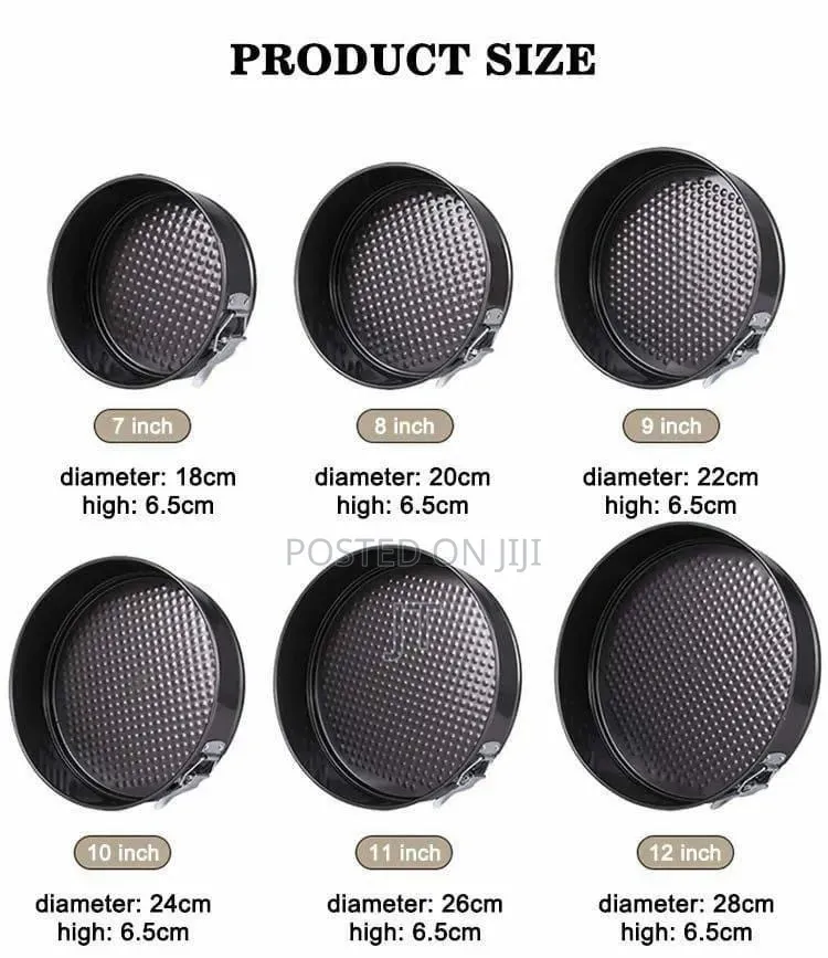 Round Baking Tins Set 6pcs/Set