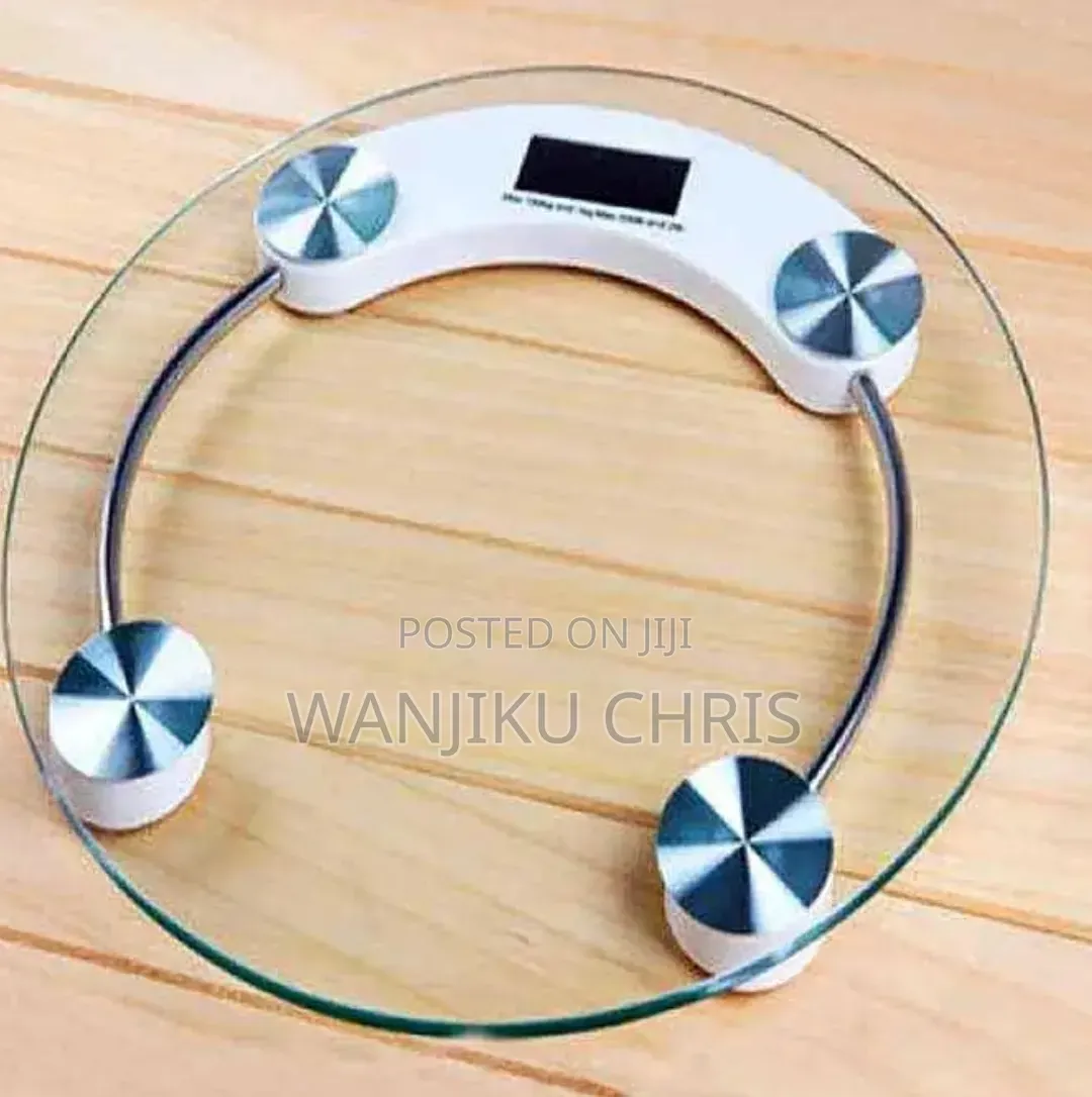 Clear Personal Bathroom Scale.