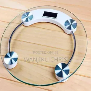 Clear Personal Bathroom Scale.