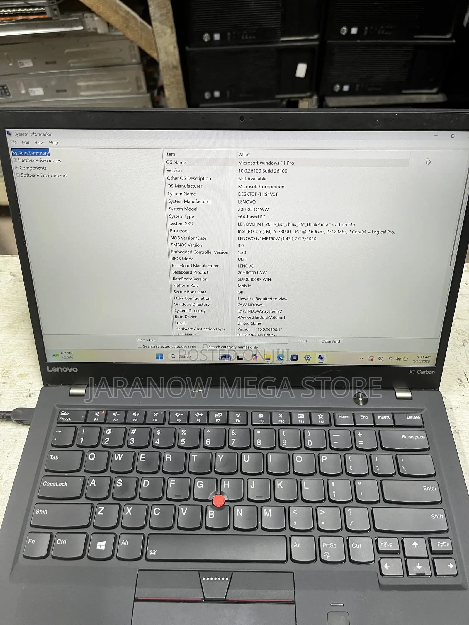 Laptop Lenovo ThinkPad X1 Carbon 8GB Intel Core i5 SSD 256GB