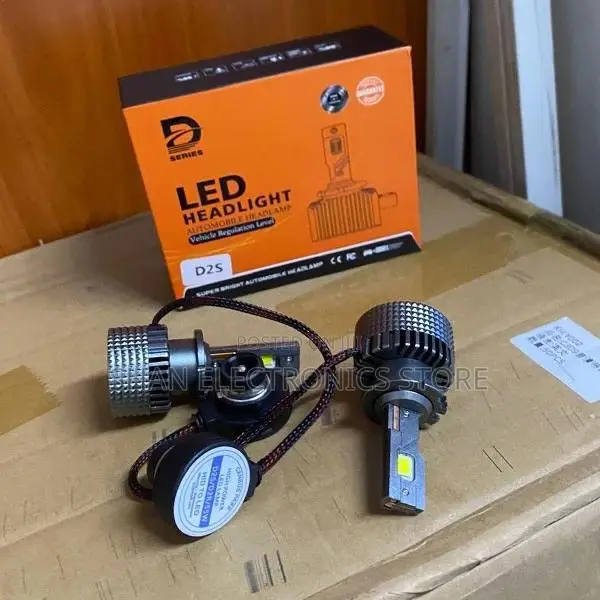 . D2S 55W LED Car Headlight Bulb Replacement – Bright Automotive Light
