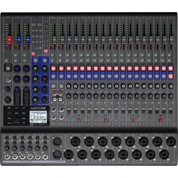 Zoom LiveTrak L-20 20-Input Digital Mixer Multitrack Recorder L20 - thumbnail 2