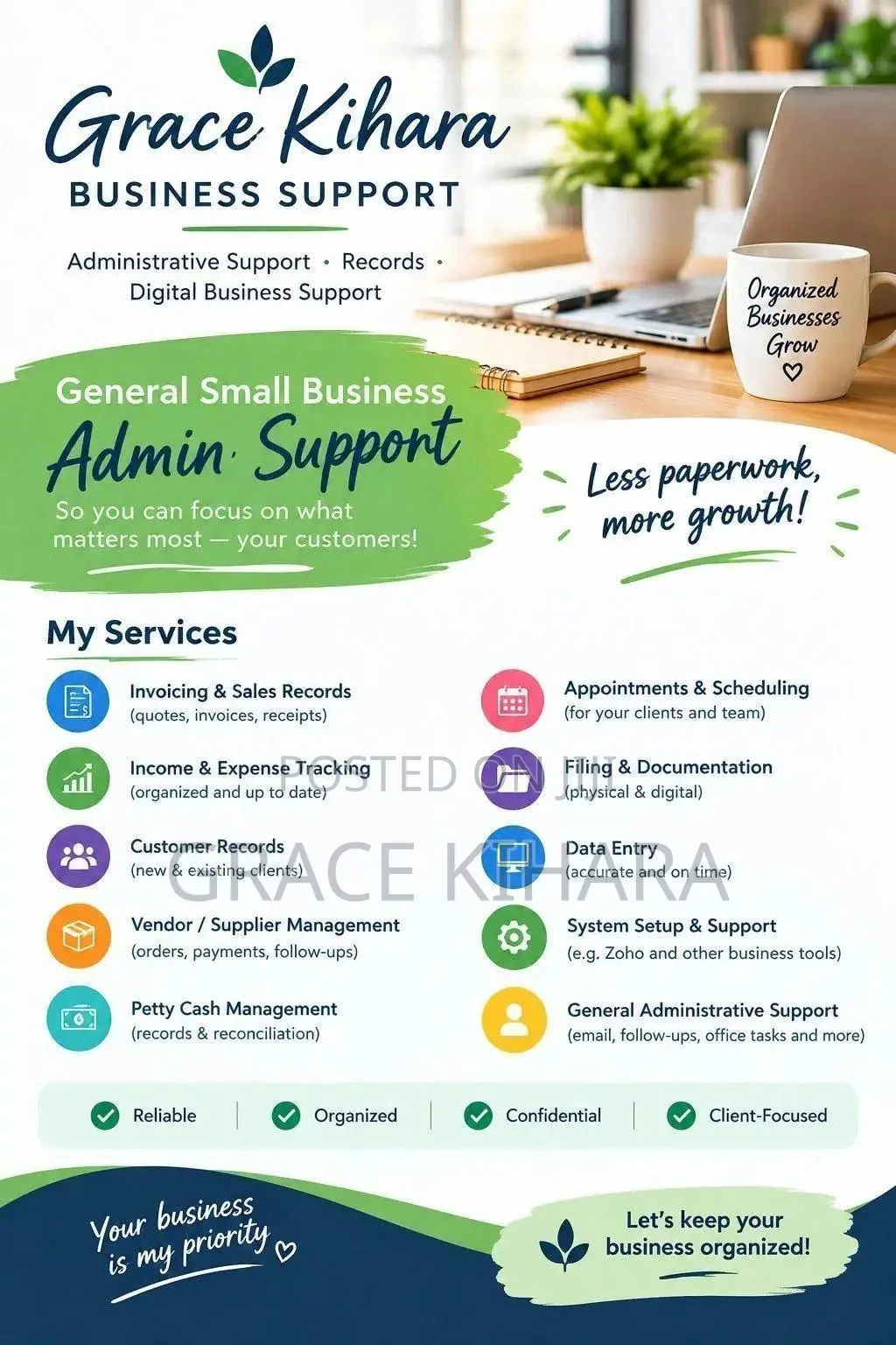 Professional Administrative Support Services for Small Businesses