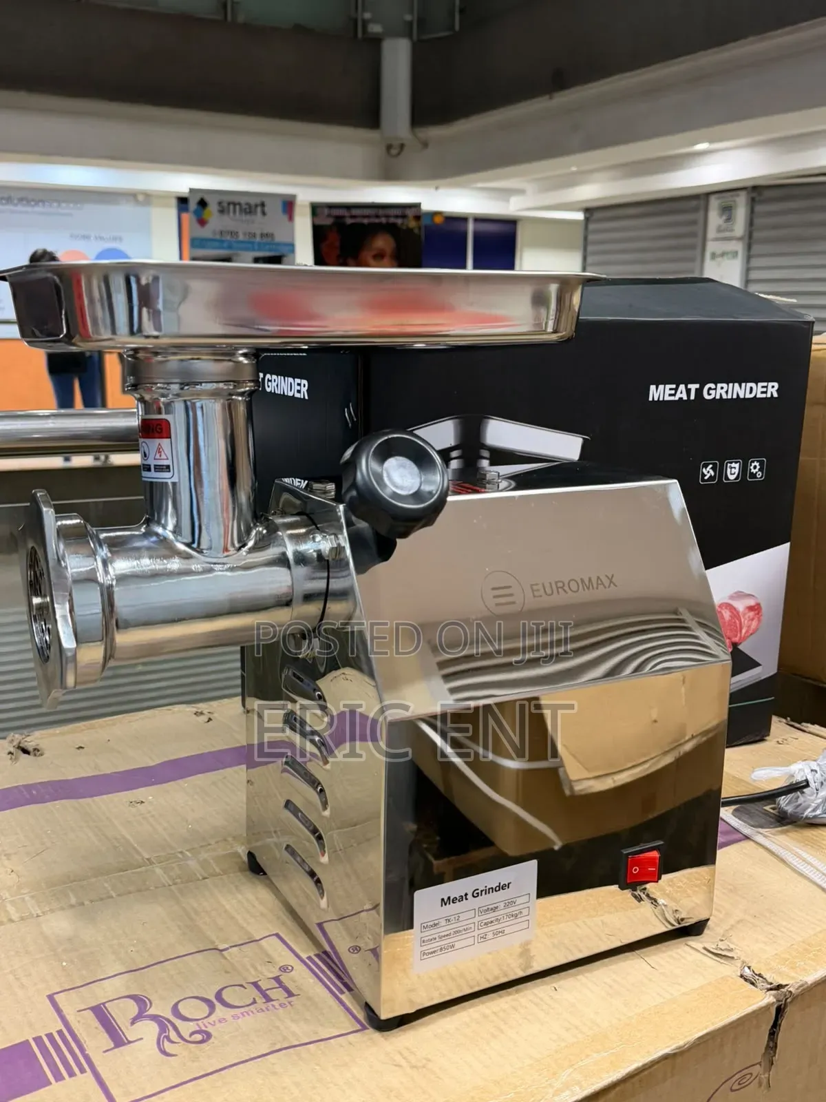Euromax Electric Commercial Meat Mincer Tk/12 (170kg /Hr