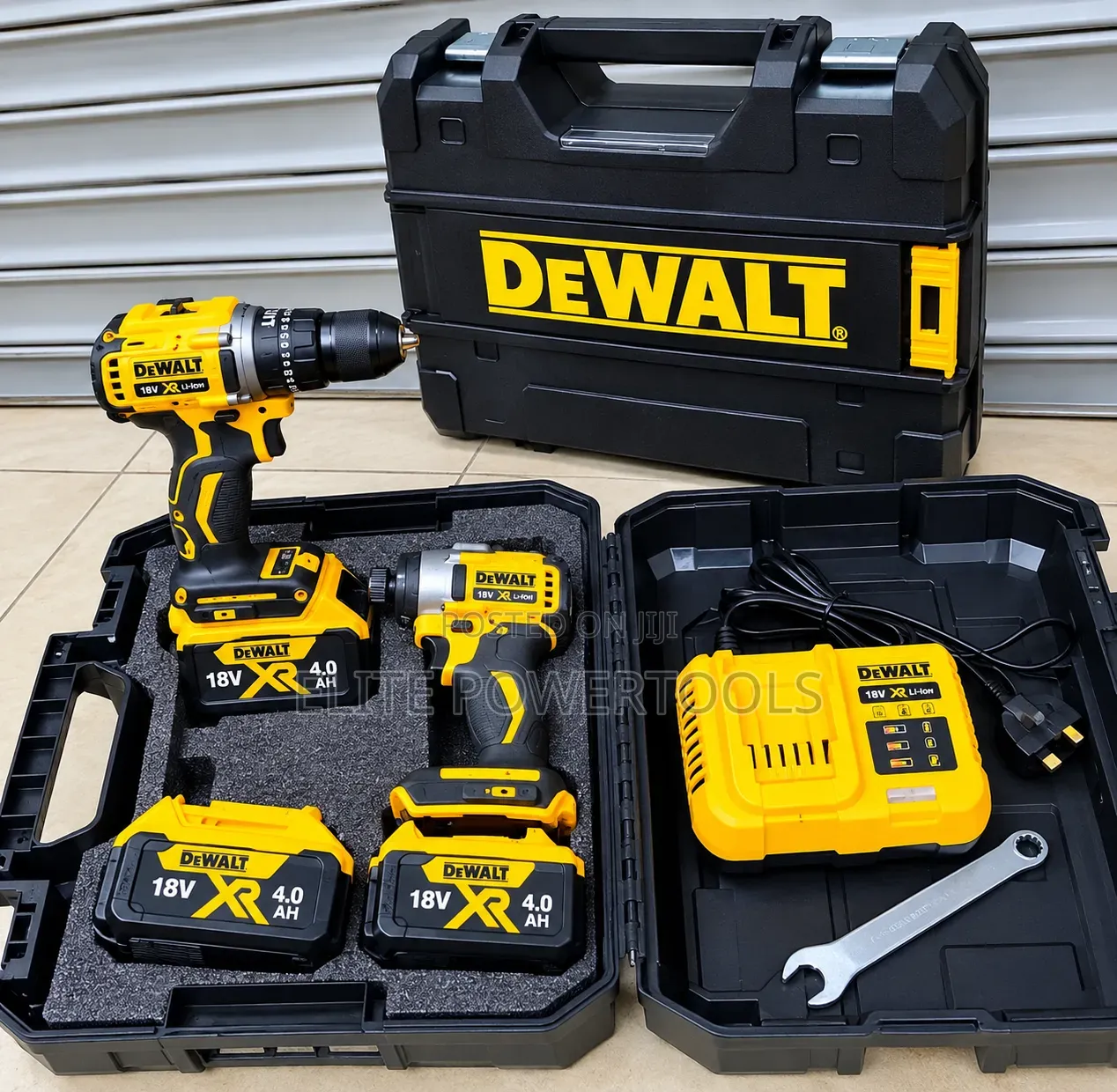 Dewalt Cordless Combo Set/ Dewalt Drill and a Grinder