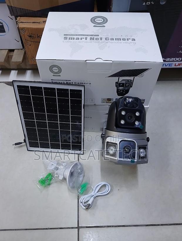 V380 Pro 4G Solar PTZ Camera With Dual Lens Night Surveillance - main view