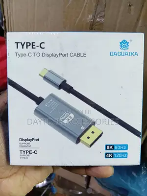 Type-C to DisplayPort (DP) Cable (2M) – Seamless UHD Connectivity