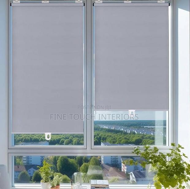 Sunscreen Roller Shades for Wide Windows