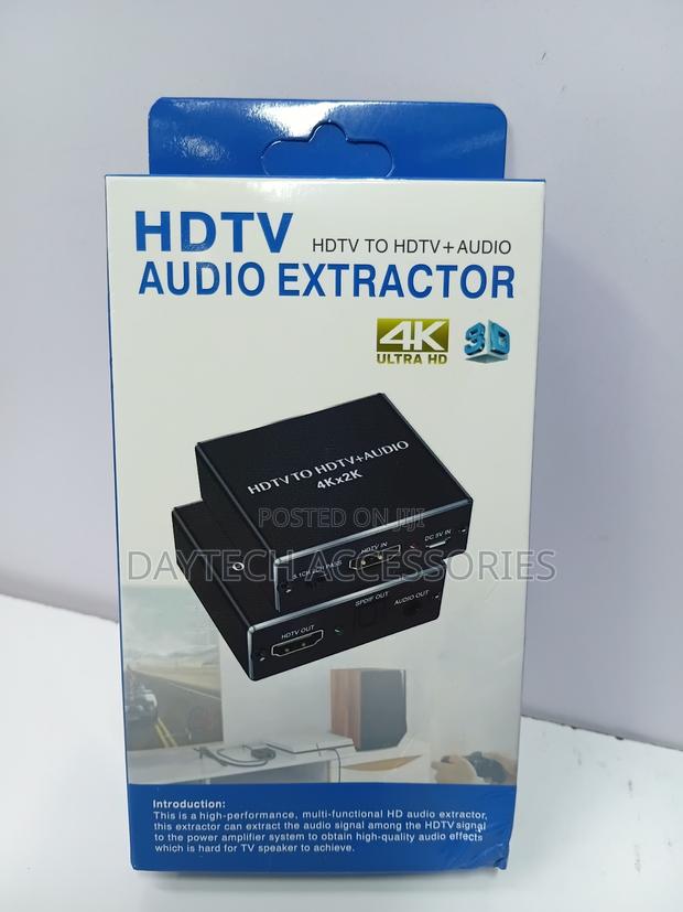 HDMI Audio Extractor Adapter - Black - thumbnail 3