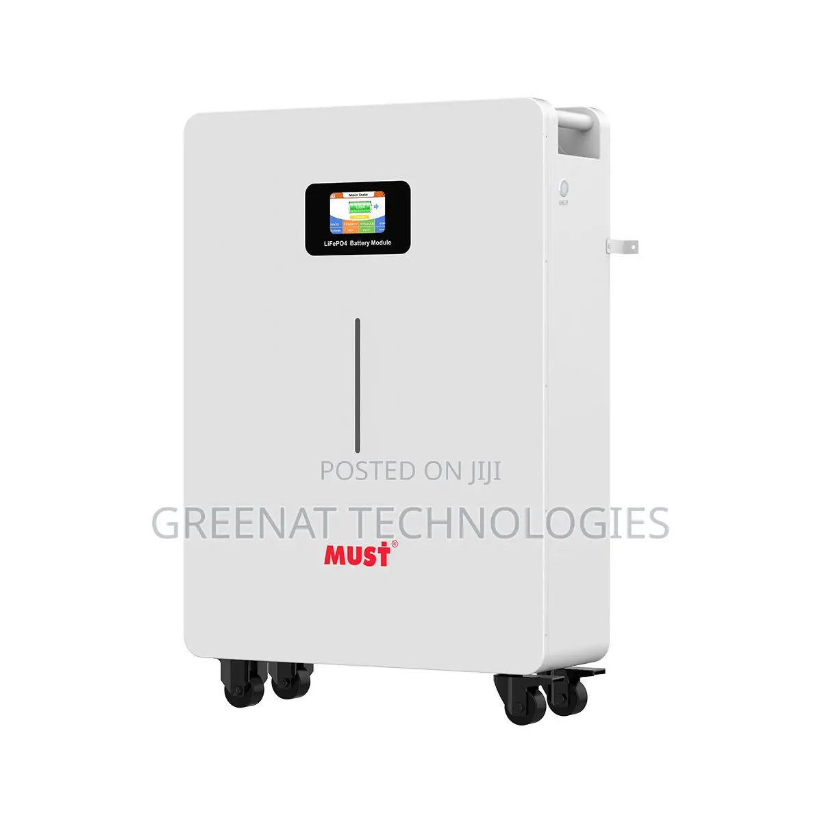 MUST 15.36KWh 48V 300Ah Lithium Battery LiFePO4 6000 Cycles