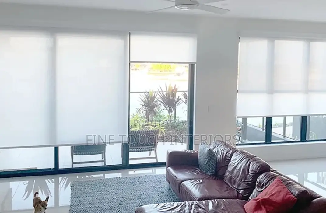 Easy-to-Clean Sunscreen Window Blinds