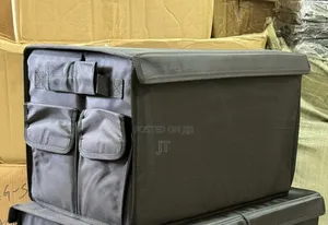 50cm Foldable Premium Car Trunk Boot Organizer With Lid and Partitions