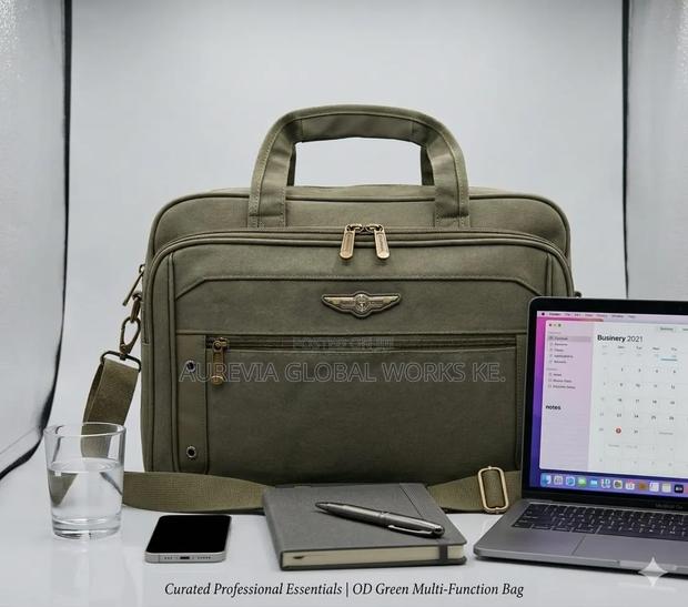 Multi- Pocket Briefcase Travel Duffel Bag