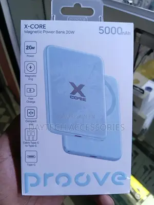 Light Blue Proove X-Core 20W 5000mAh Magnetic Power Bank