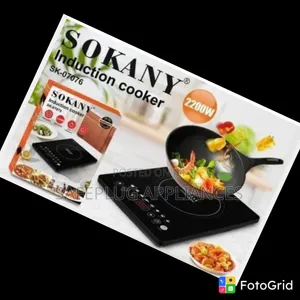 Sokany 2200W Fast Heating Induction –Digital Display Touch Controls