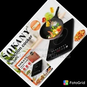 Sokany 2200W Digital Induction Cooker–Touch Control, Timer and Lock