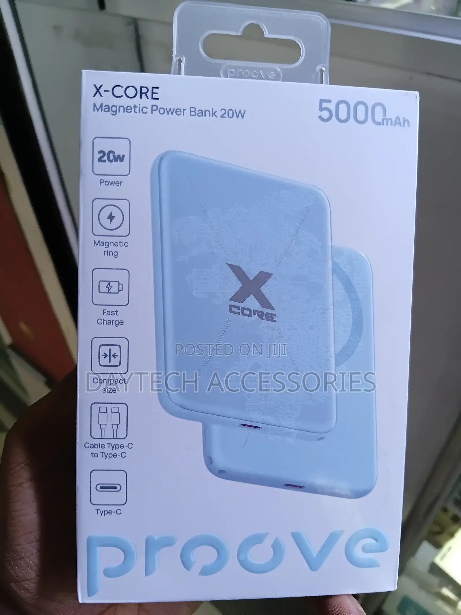 Magnetic Powerbank Proove X-Core 20W 5000mAh