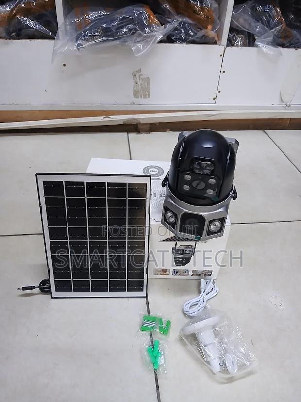 V380 Pro 4G Dual Lens Wireless Solar CCTV Camera | Outdoor PTZ