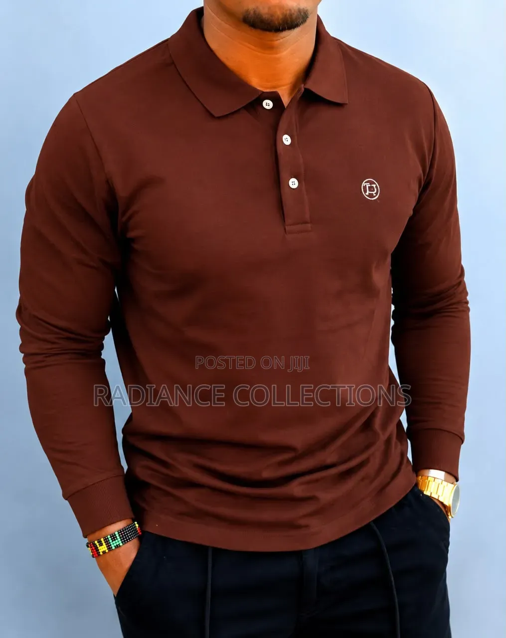 Prestige-Buttoned Polo-Shirts