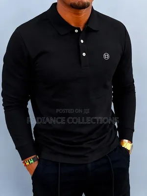 Prestige-Buttoned Polo-Shirts