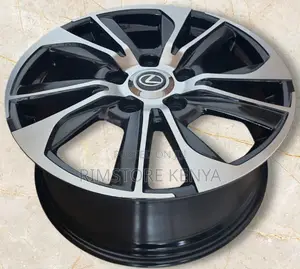 Rim Size 20 Lexus 570 Black Silver, Full Set.