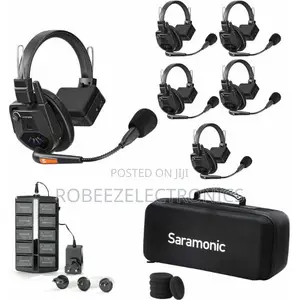 Saramonic 5-Person Wireless Intercom System With Single-Ear Headsets