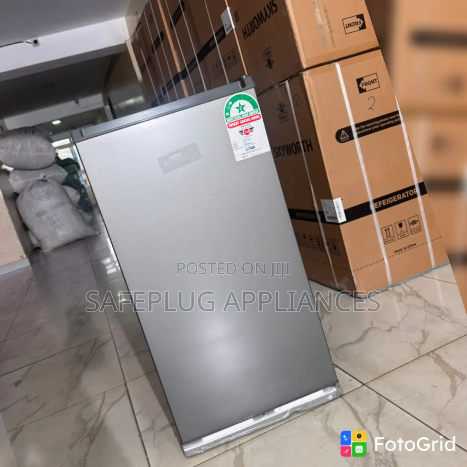 Skyworth 90L Compact Single Door Fridge – Space-Saving Refrigerator