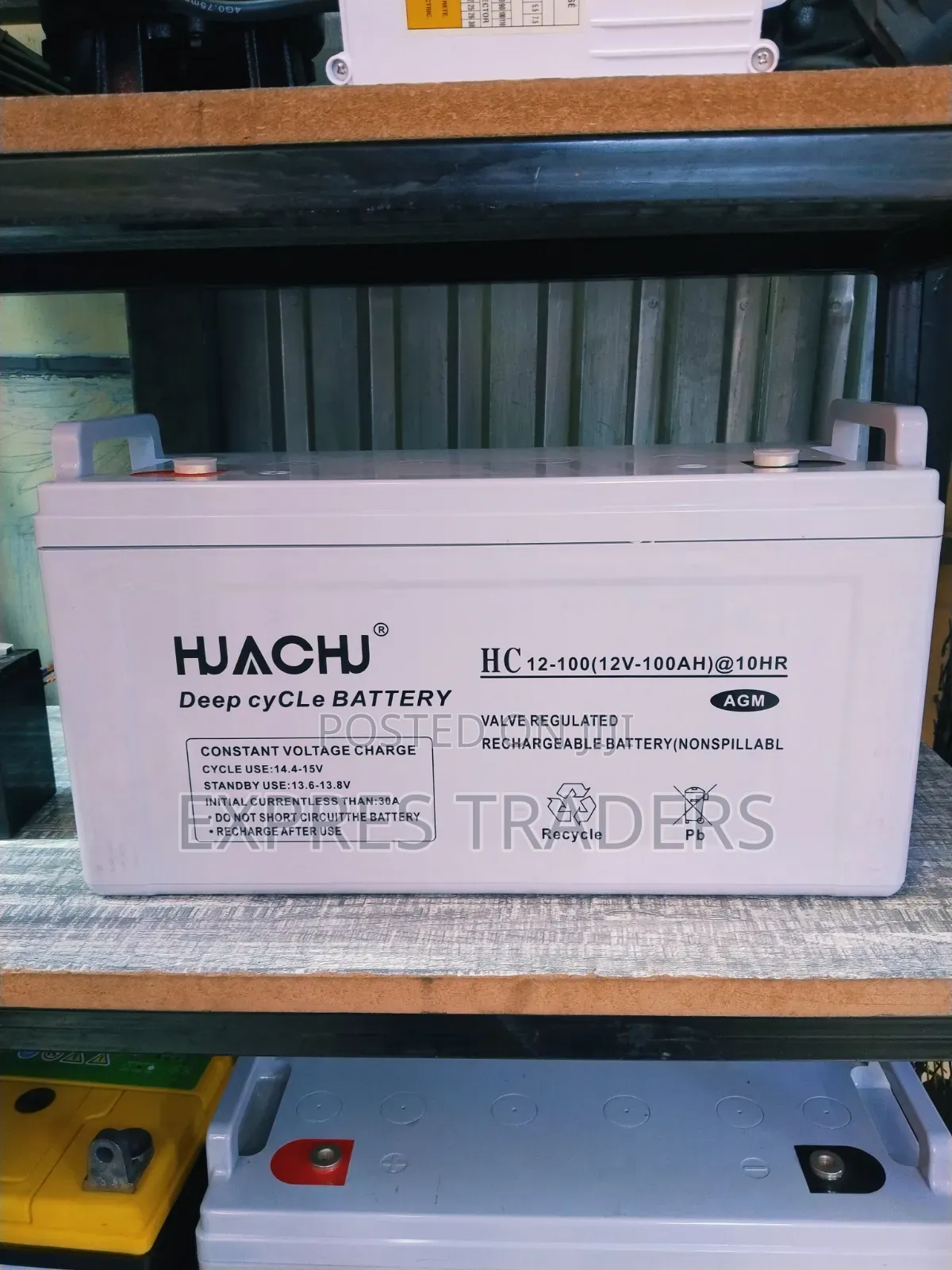 12 v 100 Amps Huachu Solar Battery