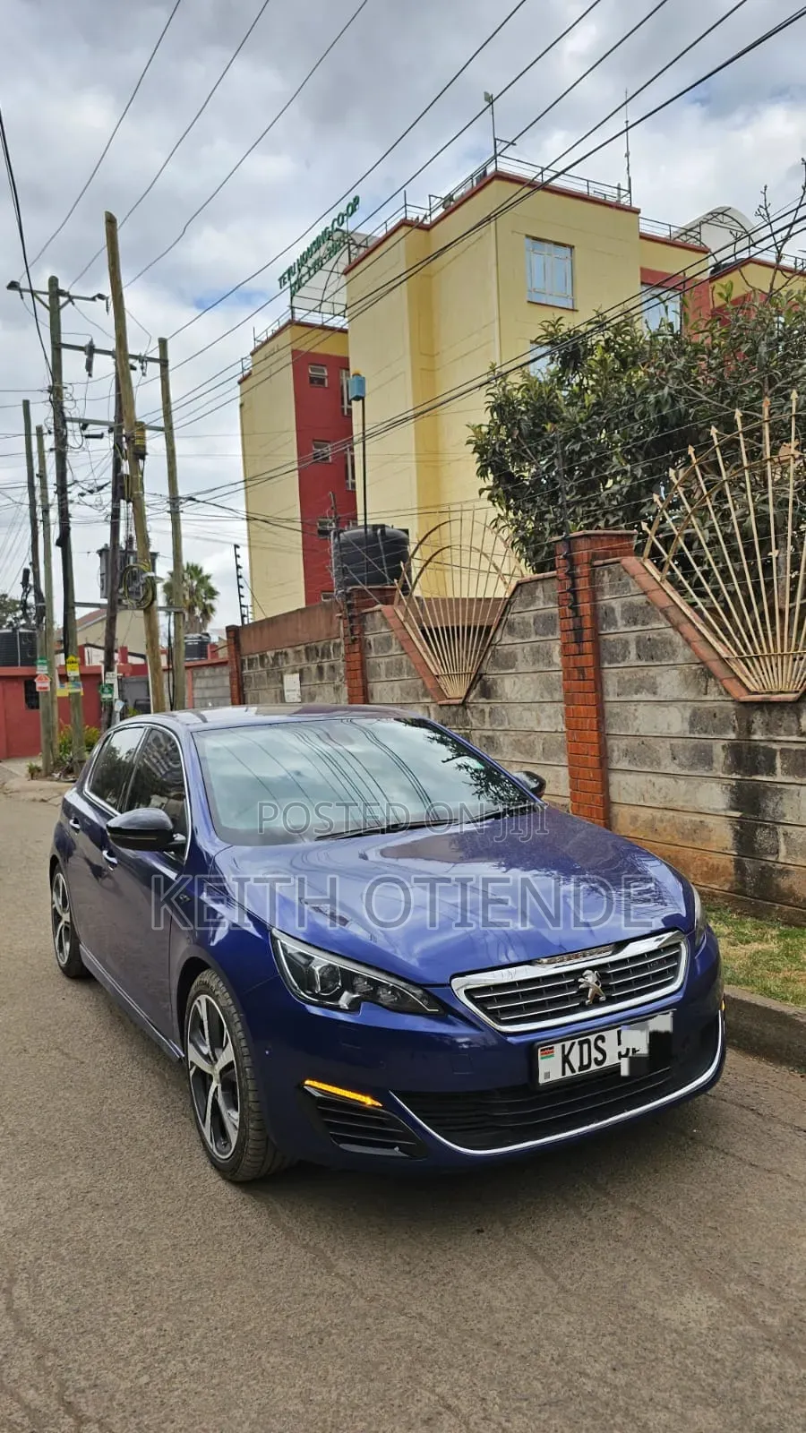 Peugeot 308 2017 Blue