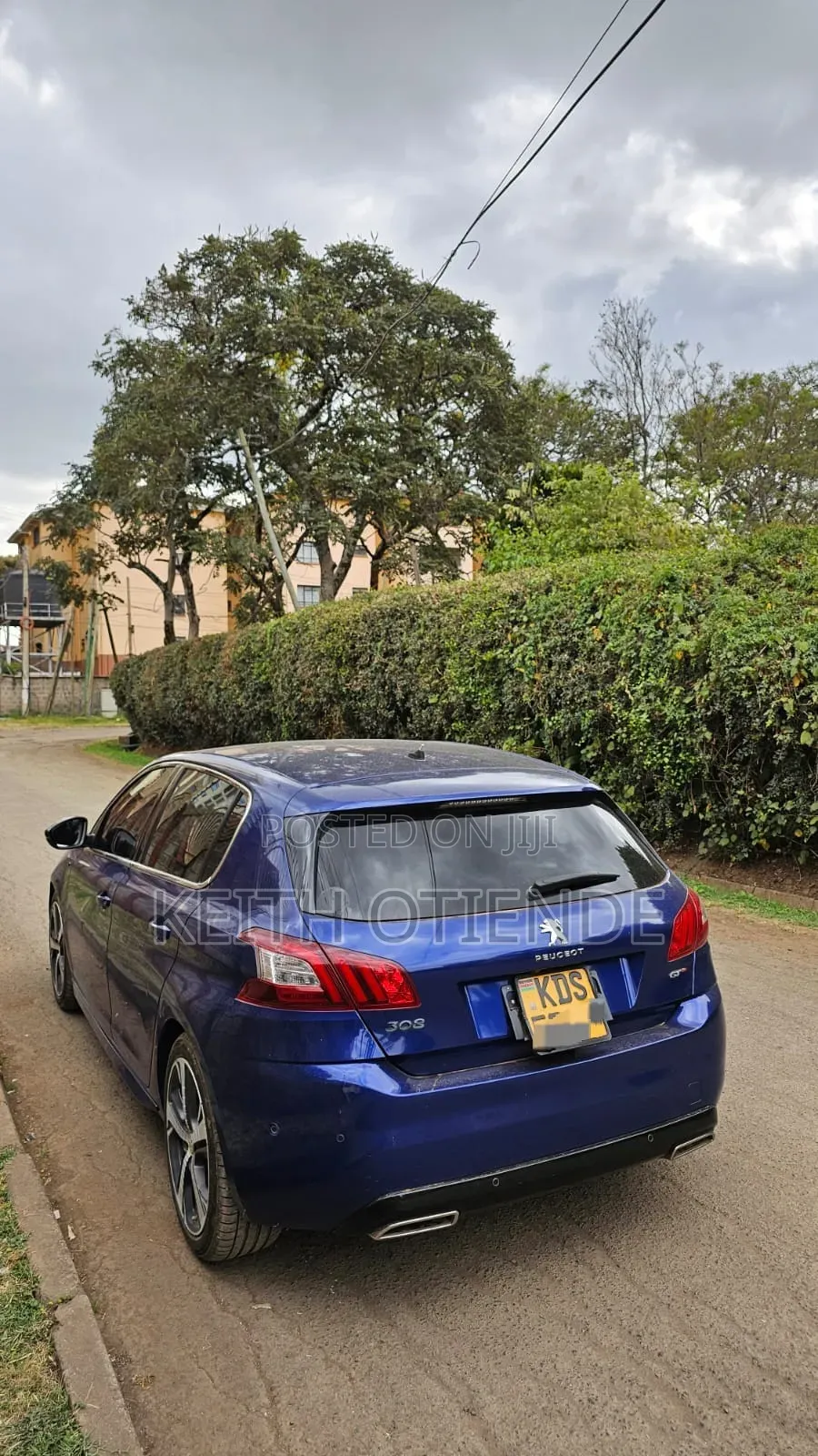 Peugeot 308 2017 Blue