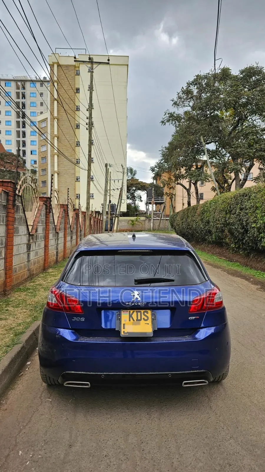 Peugeot 308 2017 Blue