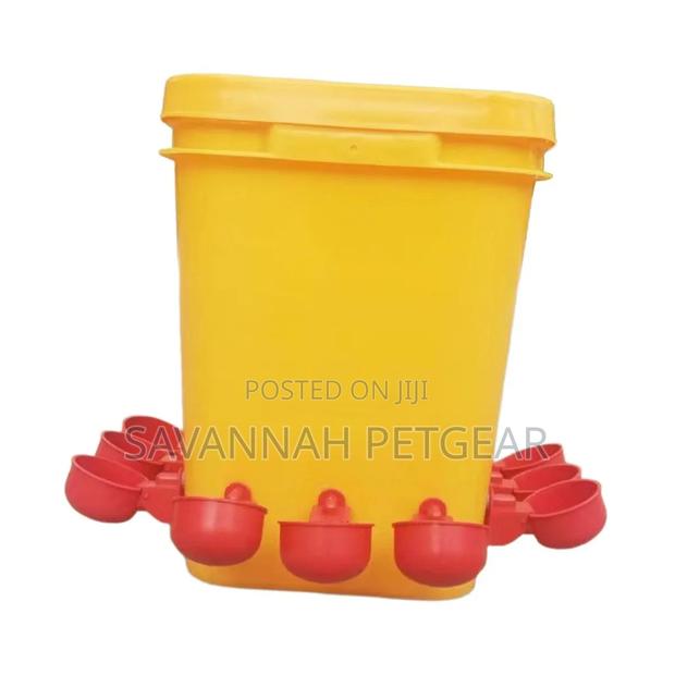 Multi-Purpose Automatic Cup Drinkers+bucket for Poultry, Pigeon, Ducks - thumbnail 3