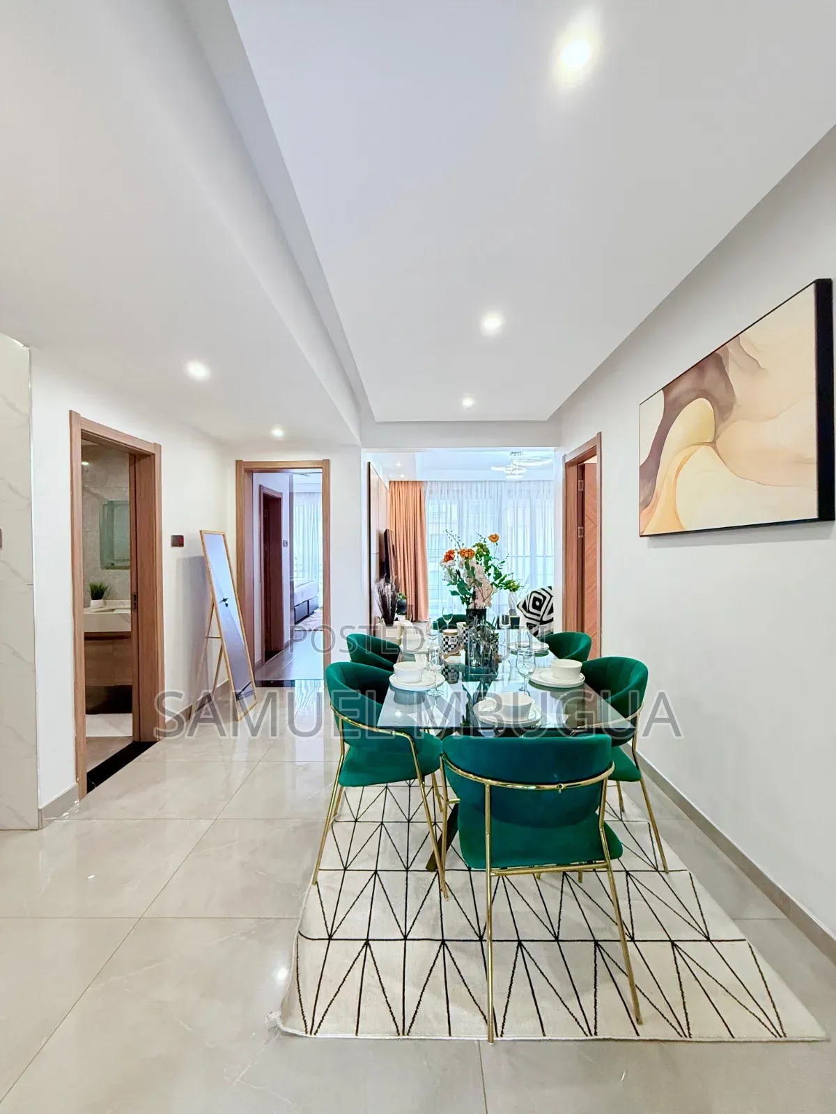 Furnished 3bdrm Apartment in Rversde, Riverside Estate for rent