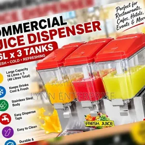 16 Litres ×3 Tank Commercial Juicer Dispenser