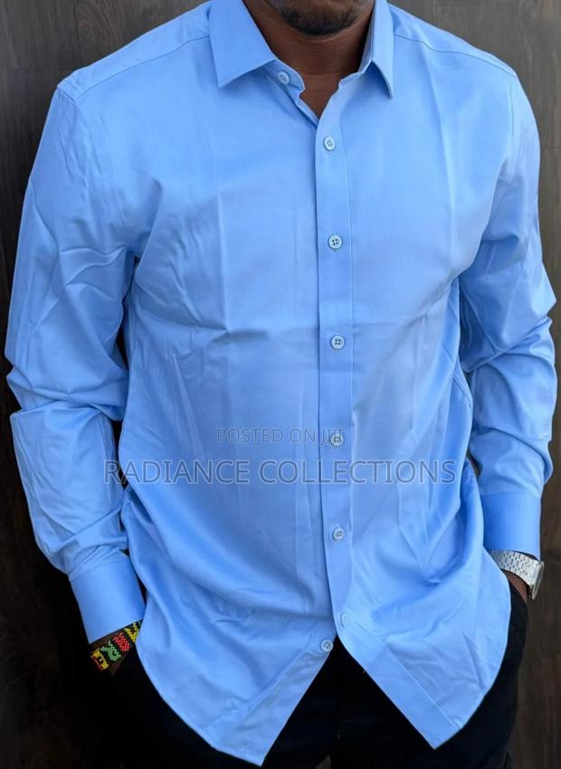 Plain Men Cotton Shirts for Men - thumbnail 2
